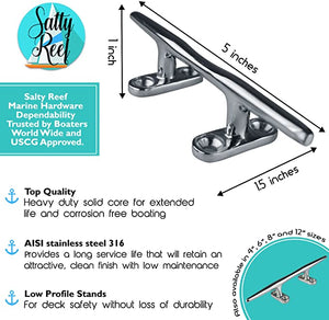 Heavy Duty Polished Deck Cleats