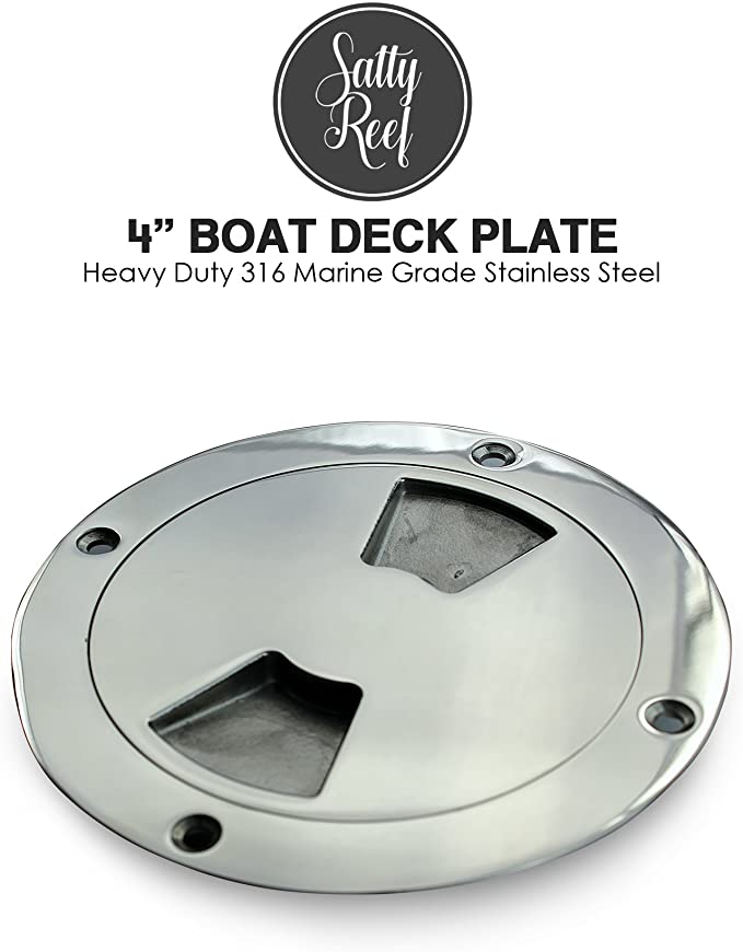 Heavy Duty Boat Deck Plates Salty Reef Marine Hardware