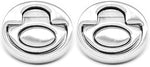 Load image into Gallery viewer, Polished Stainless Steel  Hatch Pull Rings- Set of 2
